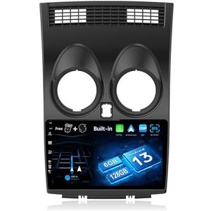 JOYX - [6G + 128G] Android 12 autoradio geschikt voor Nissan Qashqai J10 (2006-2015) - ingebouwde DSP/Carplay/Android auto - camera MIC gratis - 10,1 inch 2 Din - ondersteuning SWC WiFi DAB Fast Boot
