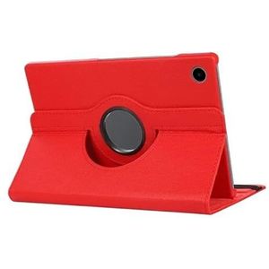 Tablethoes geschikt for Samsung Galaxy Tab S6 Lite 10.4 P610 P615 S5E S6 10.5 T860 T720 360 draaibare standaardhoes(Red,S6 Lite (10.4 inch))