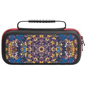 Kathedraal Notre Dame Compatibel met Switch Carry Case Travel Beschermhoes Pouch met 20 Game Accessoires One Size