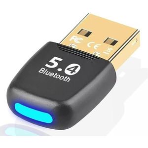 EDR Bluetooth adapter 5.4 voor pc, USB Bluetooth dongle, draadloze zenderontvanger voor laptop, compatibel met Windows 11/10/8.1/7