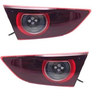 Remlicht Auto Achter Binnen Achterlicht Voor Mazda 3 Sedan 2019-2021 Led Richtingaanwijzer Waarschuwing Brake Stop Licht Achterlichten(1 paar)