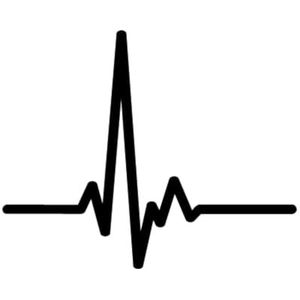 Inkster Tattoo - Hartslag | Waterdichte veganistische tijdelijke tatoeages voor volwassenen - EU cosmetisch gecertificeerde kleur - revolutionaire tattoo van 2 weken