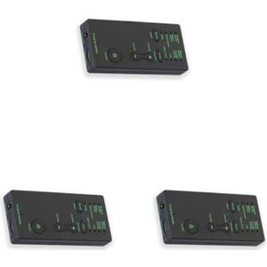 3 set Miniatuur Voice Changer Apparaat USB Oplaadbare Geluidskaart Plug/Play met 7 Geluidseffecten Sound Mixer Board voor Computer Laptop