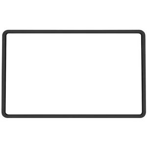 Displaybeschermfolie Voor Tesla Voor Model 3/Y Navigatie Siliconen Frame Centrale Bediening Auto Botsingspreventie GPS Navi Film(Zwart)