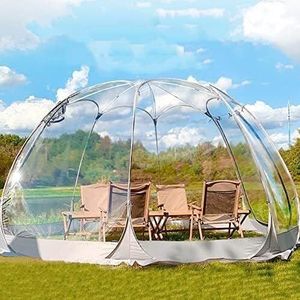 Bubble Tent pop-up tuinhuisje, grote Iglo-koepel voor 5-7 personen, premium oversized instant broeikas weerpod voor feest, camping