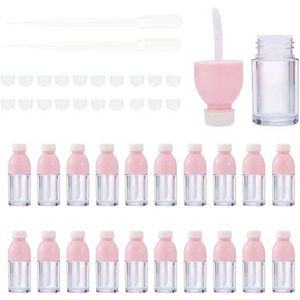20 STKS Drank fles vorm lege lippenstift container verpakking 8 ml soda fles lip gloss buis, roze,