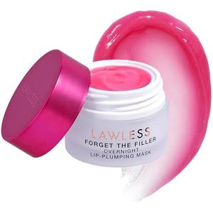 Lawless Forget The Filler Overnight Lip Plumping, Juicy Watermeloen, roze, 7,9 g (1 stuk)