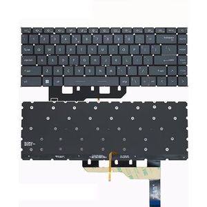 Laptoptoetsenbord voor MSI GS66 GE66 P66 GP66 Stealth 10SD 10SF met achtergrondverlichting(Single backlit gray)