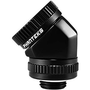 PHANTEKS Glacier Rotary Anschluss 45 Grad G1/4 Zoll AG auf 16mm AD Hardtube - drehbar, zwart