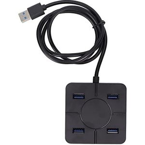 Multifunctionele hub, USB 2.0-hub Automatisch laden 480 Mbps 4-poorts USB 2.0-interface aansluiten voor Windows7 voor XP voor OS X 8.6