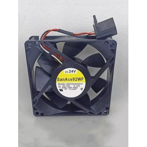 LMNCBVYA DC 24V 0.13A 92mm 3-Wire Fan - 3900 RPM, Low Noise 42.5 dB, 3-Pin Connector, Ideal for PC and Electronics