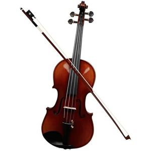 violino professionale 4/4 Viool Semi-handgemaakte Akoestische Sparrenhouten Vioolsets Met Kofferstrijkstok Voor Beginnersinstrument (Color : Handmade Natural)