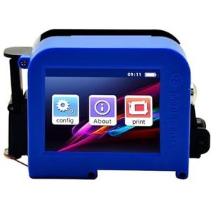 Mini Draagbare Labelprinter Productiedatum Batchnummer Houdbaarheid Inkjetprinten QR-code Patroon Coder Oplosmiddel Sneldrogend Afdrukken in meerdere formaten(Printer-3 black ink)