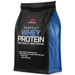 XXL Nutrition - Perfect Whey Protein - Eiwitpoeder, Proteïne poeder, Eiwitshake, Proteïne Shake - Aardbei Banaan - 4000 gram