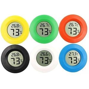 Digitale LCD-thermometer, hygrometer, thermostaat, koelkast, vriezer, vochtmeter, temperatuur, thermografiedetector (kleur: wit-01)