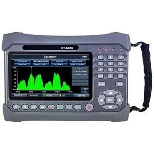 DVB-S2/S, DVB-T/T2, DVB-C H.265 Hevc 10bit Meter Met Glasvezeltester ST 6986 Gebruiksvriendelijk