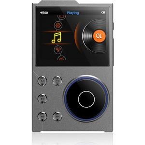JOFUUM MP3-speler, bluetooth, 16 GB + 8 GB, draagbare hifi-muziekspeler, ingebouwd geheugen, ideaal voor liefhebbers