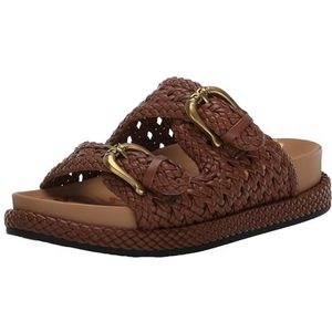 Sam Edelman Reid Schuifsandalen voor dames, Rich cognac, 36 EU