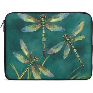 Laptop Sleeve 15 inch Dragonflies in Flight Slim Laptop Case Cover Waterdichte Aktetas Shockproof Beschermende Notebook Case