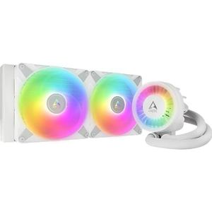 ARCTIC Liquid Freezer III 280 A-RGB - Waterkoeling PC, CPU AIO Waterkoeler, Intel & AMD, Efficiënte PWM-gestuurde pomp, Ventilator: 200–1900 rpm, LGA1851 en LGA1700 Contact Frame - Wit