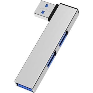 GMBYLBY 90 Graden Draagbare USB C Hubs 4 Port USB Uitbreiding Snelle Data Hubs Met 2 USB2.0 1 USB3.0 Voor PC Laptop