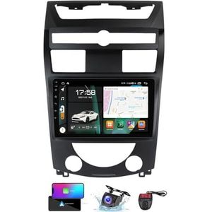 9 Inch Touchscreen Dubbel DIN Autoradio Compatibel met SsangYong Rexton Y250 2 2006-2012 met Carplay/Android Auto FM RDS DAB+ Autoradio WiFi 4G Carplay Android Auto Bluetooth DSP(NF-7)