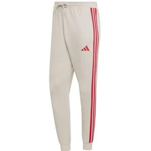 adidas Hombre ESSENTIAL THREE STRIPES FRENCH TERRY PANT, wonder alumina/pure ruby, S