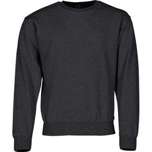 Fruit of the Loom Set-In Sweatshirt XL, donkergrijs (Dark Heather), donkergrijs, gemêleerd, XL