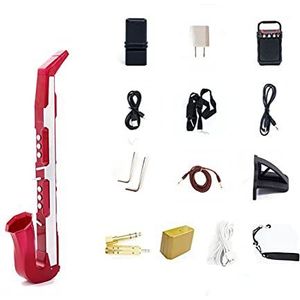 Sax beginners kit Digitale Saxofoon Elektronische Saxofoon Is Geschikt Voor Zelfstudie-amusementsvrije Tijd En Het Spelen Van Muziekinstrumenten Wind instrument (Color : Pink 1)