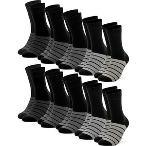 Occulto - Laura - Dames Sokken - Grijs - Pak van 10