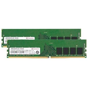 Transcend JM3200HLB-16GK | DDR4-3200 U-DIMM (JetRam Dual Channel Kit)