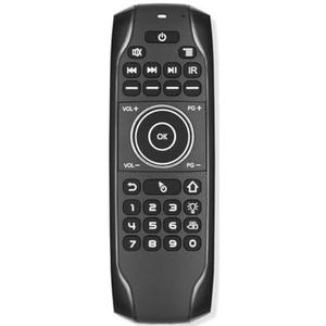 Nieuwste Backlit BT 5.0 Air Mouse Gyroscope Draadloze Air Mouse met IR Learning Smart TV-box Afstandsbediening met toetsenbord