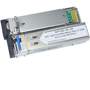 Glasvezelontvanger BIDI Transceiver Module 1.25G 20KM 1310/1490nm LC/UPC Single Mode Multiple Pairs(5 Pairs 20km)