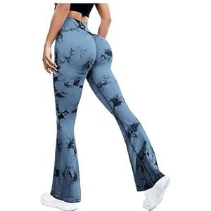 High Waist Yoga Leggings for Women Tummy Control Workout Compression Pants Moisture-Wicking Stretchy Gym Running Activewear Seamless Squat-Proof High-Rise Leggings(Blue_M 3PCS)