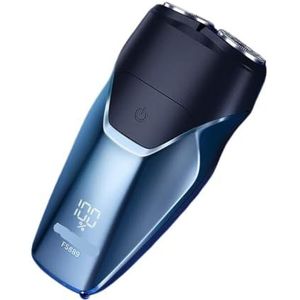 - Mild en niet-irriterend voor de poriën Bolvormig draagbaar elektrisch scheerapparaat for mannen - nat en droog scheerapparaat for dubbel gebruik met opbergtas for dagelijkse verzorging - Kan als cad