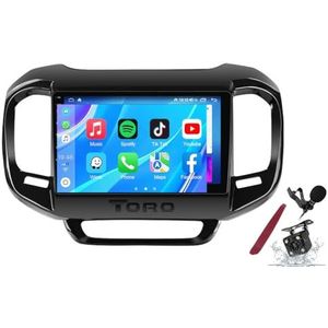 Android 14 Autoradio Sat Navi voor F-iat Toro (2017-2020) 9 Inch Touchscreen Multimedia Speler met Draadloze Carplay GPS Navigatie FM RDS Bluetooth 5G-WiFi SWC DSP,M100s