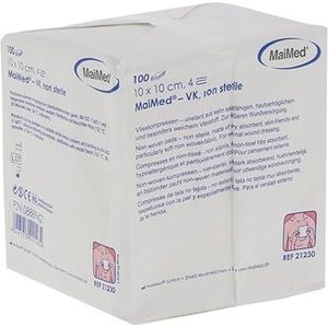 Maimed 100 stuks vlies kompressen VK niet steriel 10 cm x 10 cm