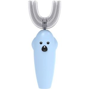 Ultrasone Mini Elektrische Tandenborstel voor Jonge geitjes Draagbare Waterdichte U-vormige Tandtandenborstel