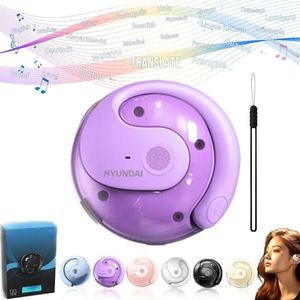 HY-T26 Vertaalage-hoofdtelefoon, draadloze vertaal-hoofdtelefoon, bluetooth-translator, oordopjes, 144 talen vertaling, real-time vertaling, voor reizen en leren