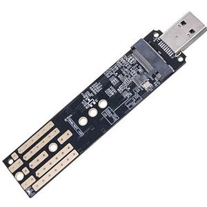 YUGSHNKFC NVME En SATAs HDDs USB3.1 TypeA Behuizing Aluminium Case Met UASP Trim Voor 2242/2260/2280 Drives