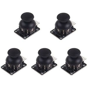 ARCELI 5 stuks PS2 joystick game controller XY dual-axis joystick breakout-module voor Arduino