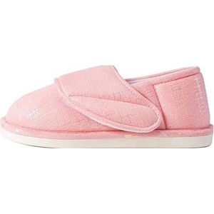 Warme Winddicht Ademend Slippers Platte Sandalen Beschermende Terug Dames Thuis Zachte Gesloten Thuis Slippers, roze, One Size