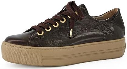 Paul Green - Lage Sneakers - Bruin - 37 EU - Vrijetijdsschoenen