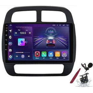 Android 15 Autoradio voor R-enault K-ZE (2015-2019) 9 inch 2K touchscreen 2000 * 1200 Android hoofdunit multimedia speler met Carplay, GPS-navigatie, BT, 5G WiFi, DSP, SWC,K1 pro