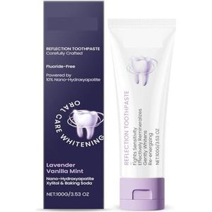 Tandpasta met kalmerende werking op het tandvlees, vermindert pijn bij het tandenpoetsen, reinigt zacht, verwijdert verkleuringen, beschermt het glazuur (1 stuk)