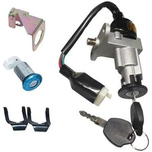 Voor GY6 49 50cc Scooters Motorfiets Benzine Brandstof Voor Tankdop Contactslot Startslot Contactsleutelset Motorfiets Contactslot