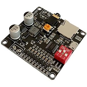 Reinscer DY-HV20T spraakweergavemodule 12V/24V voeding 10W/20W versterker ondersteuning micro-SD-kaart MP3 muziekspeler voor