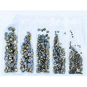 Strass Applicator Ijzer-op Wand Warmte-fix Tool Gun Gemengde Grootte Hot Fix Steentjes Glas Decoretion-Goud Hematiet