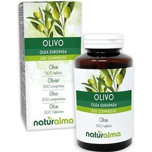 Olijf (Olea europaea) bladeren Naturalma - 150 g - 300 tabletten - Voedingssupplement - Natuurlijk en Veganistisch