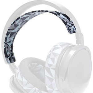 WC HeadbandZ Maxwell - Verbeterde siliconen hoofdband voor Audeze Maxwell van Wicked Cushions - Verbeterde flexibiliteit, comfort en stijl met bijpassende oorkussenontwerpen | Geo Grey